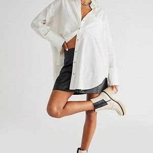 Free People James Chelsea boot in white, 37, 6.5 Leather